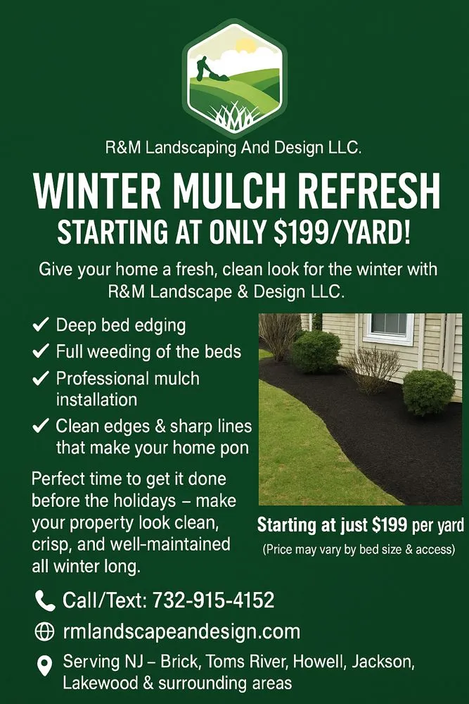 Local lawn care service experts serving Lakewood, NJ - R&M Landscape & Design