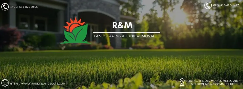 Reliable garden landscaping with custom design across Perry, IA - R&M Landscaping and Junk Removal