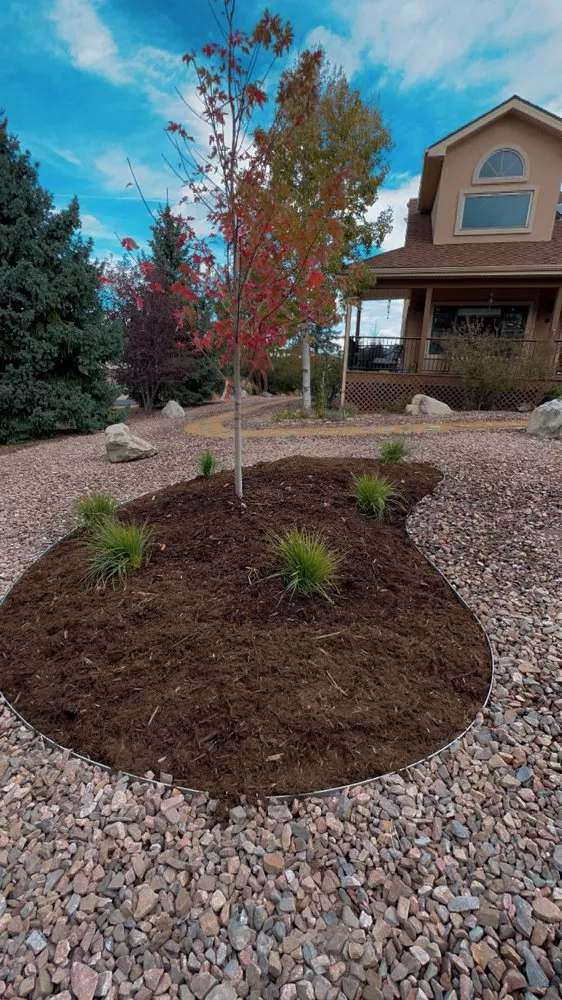 Professional landscape installation for beautiful yards in Colorado Springs, CO by RM Landscaping