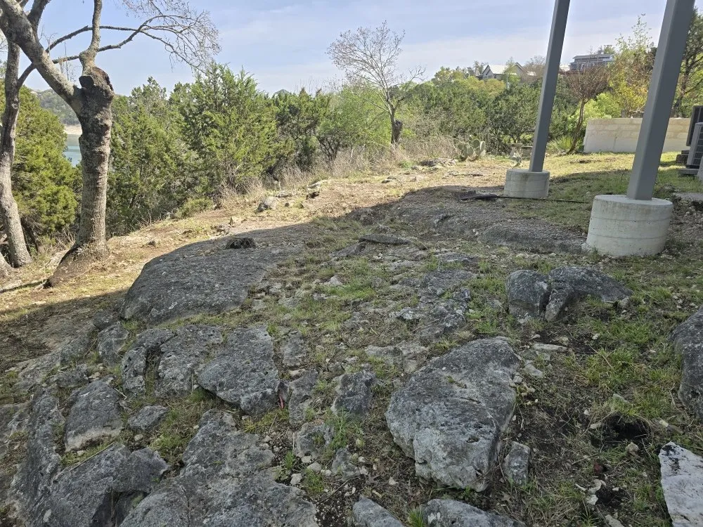 Custom garden landscaping in Canyon Lake, TX by R&M Lawn & Trees Sevice