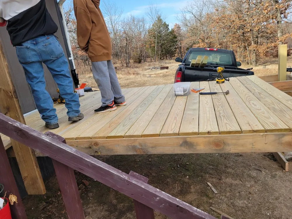 Custom landscape design for outdoor upgrades in Mannford, OK by R&M Lawn Services