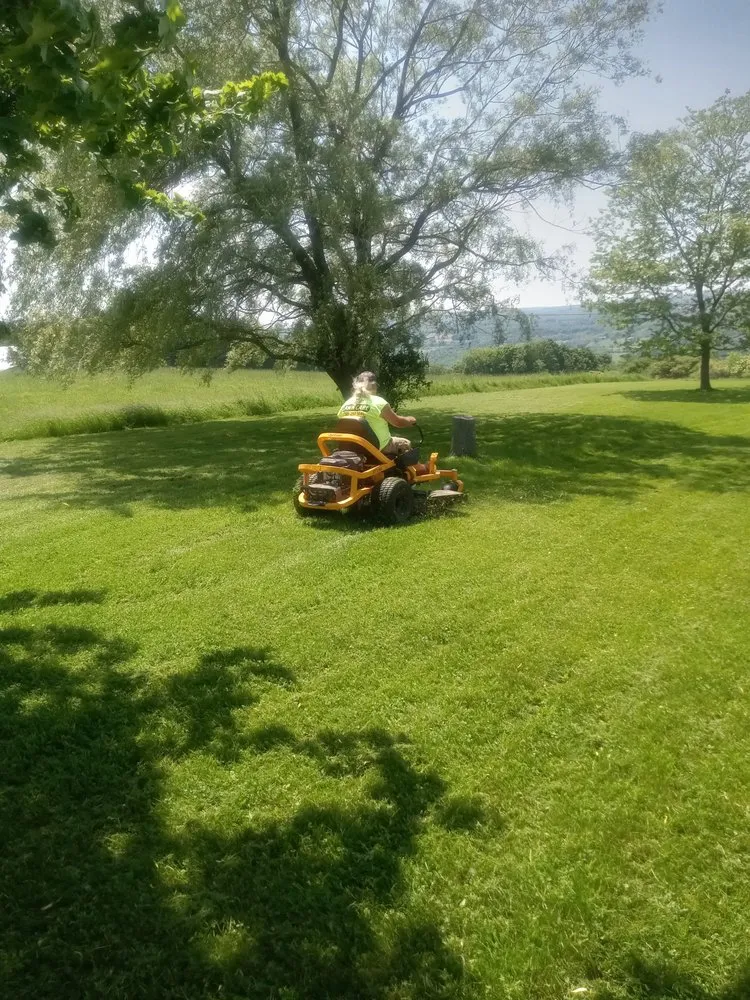 Expert garden landscaping for residential properties in Warsaw, NY by R&M Lawncare