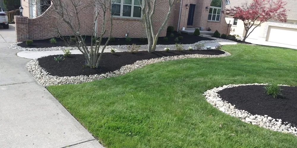 Custom outdoor landscaping for residential properties in fairfield Township, OH by RMJ Lawn Care