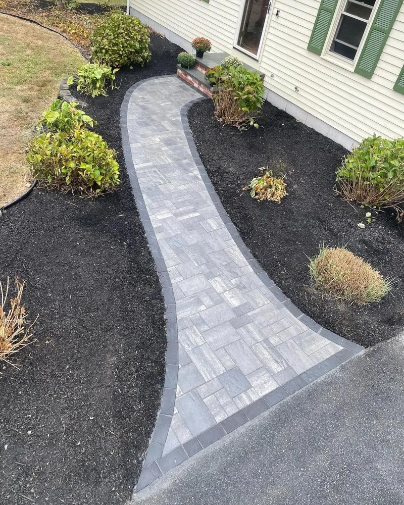 Affordable landscape installation in Lynn, MA by Rn & Sons Landscaping & Construction