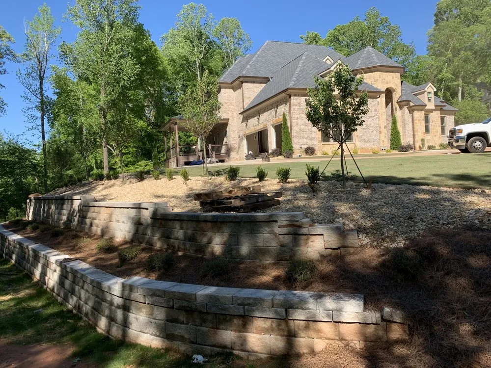 Local landscape installation in Alpharetta, GA by R&N Landscaping