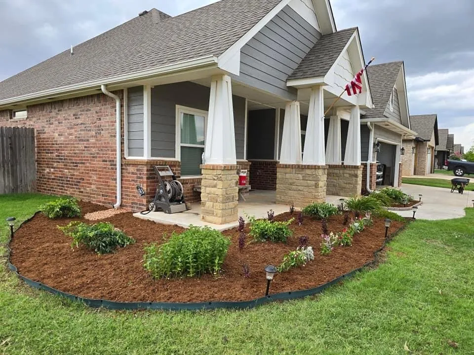 Top-rated garden landscaping in Oklahoma City, OK by RNC Landscaping & Services