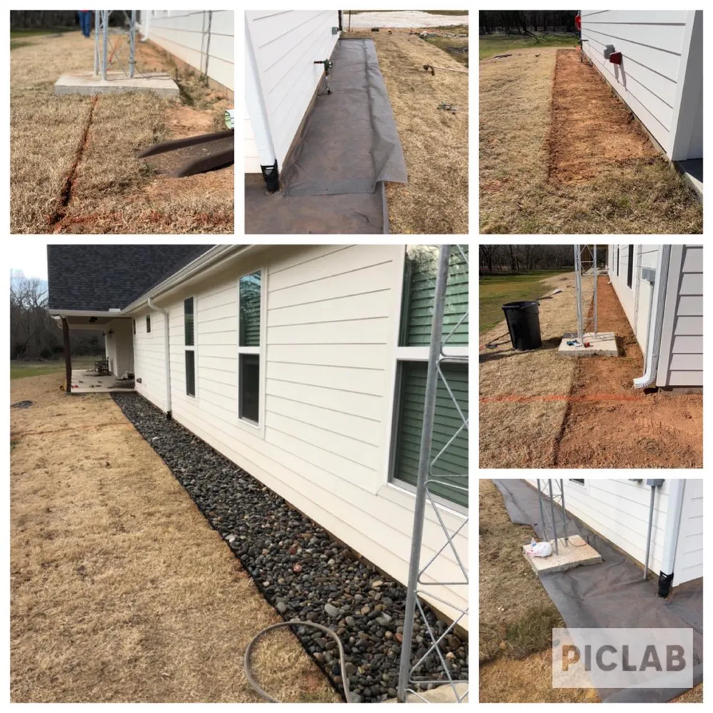 Affordable landscape design in Bells, TX by RNF Lawn Service