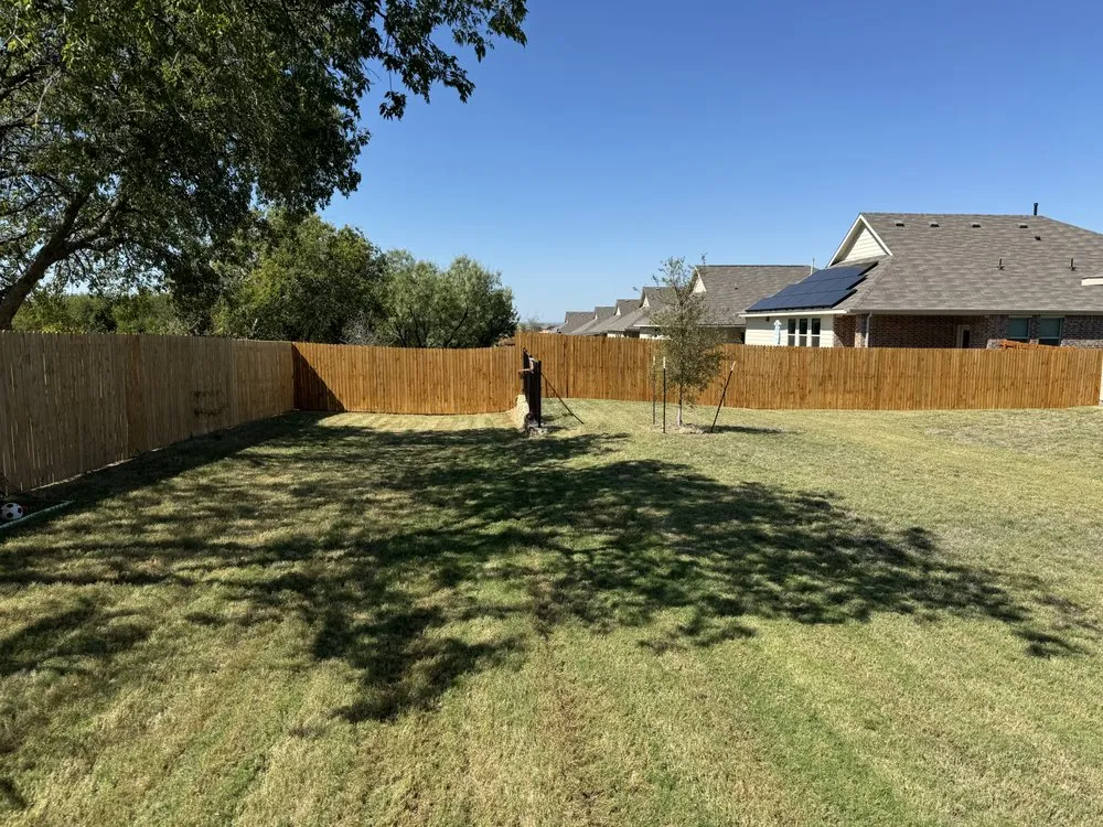 Custom landscape installation in Fort Worth, TX by RNN Lawn Care Services
