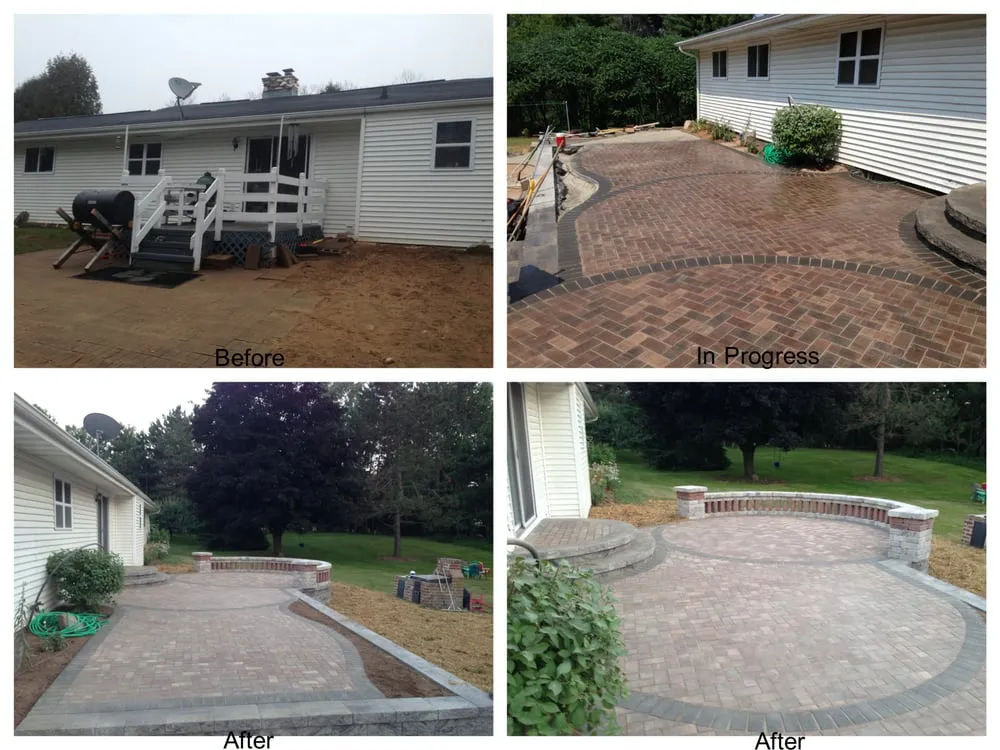Professional garden landscaping for homes across Green Bay, WI - RNR Landscapes