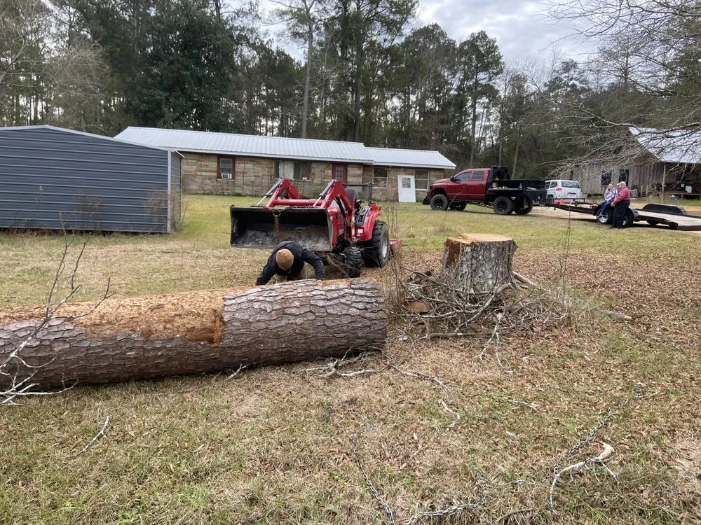 Custom landscape installation in Hattiesburg, MS by Rnr Outdoor Improvement