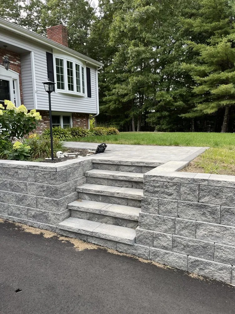 Local landscape installation in Abington, MA by Rob Pepe Landscape