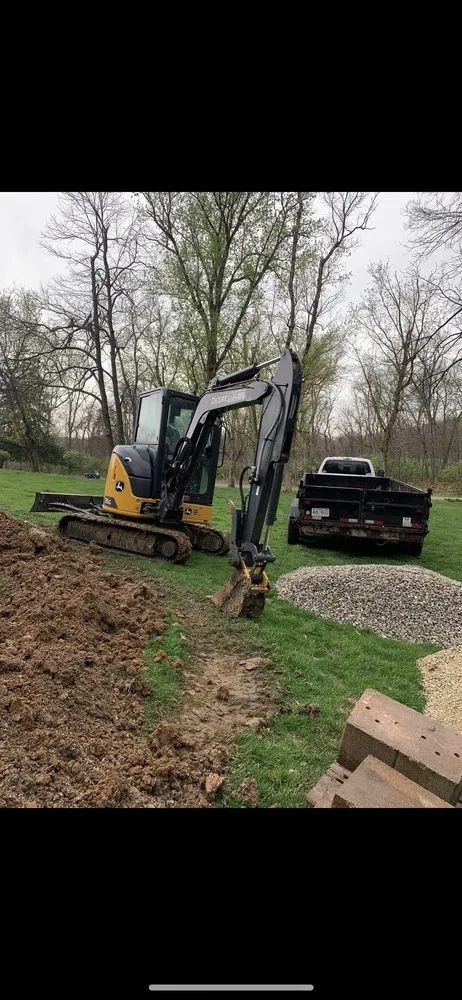 Professional yard cleanup service in High Ridge, MO by Robbins Contracting & Excavation