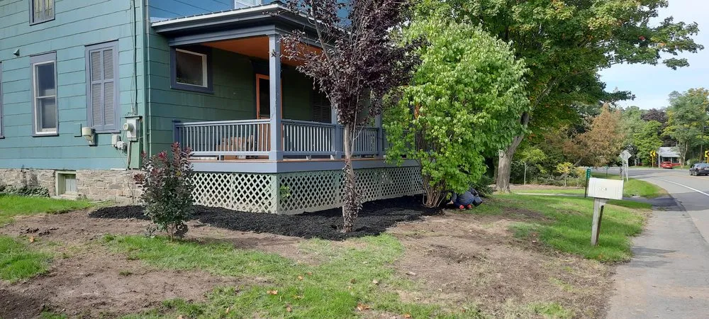 Custom yard maintenance in Trumansburg, NY by Robbins Property Management
