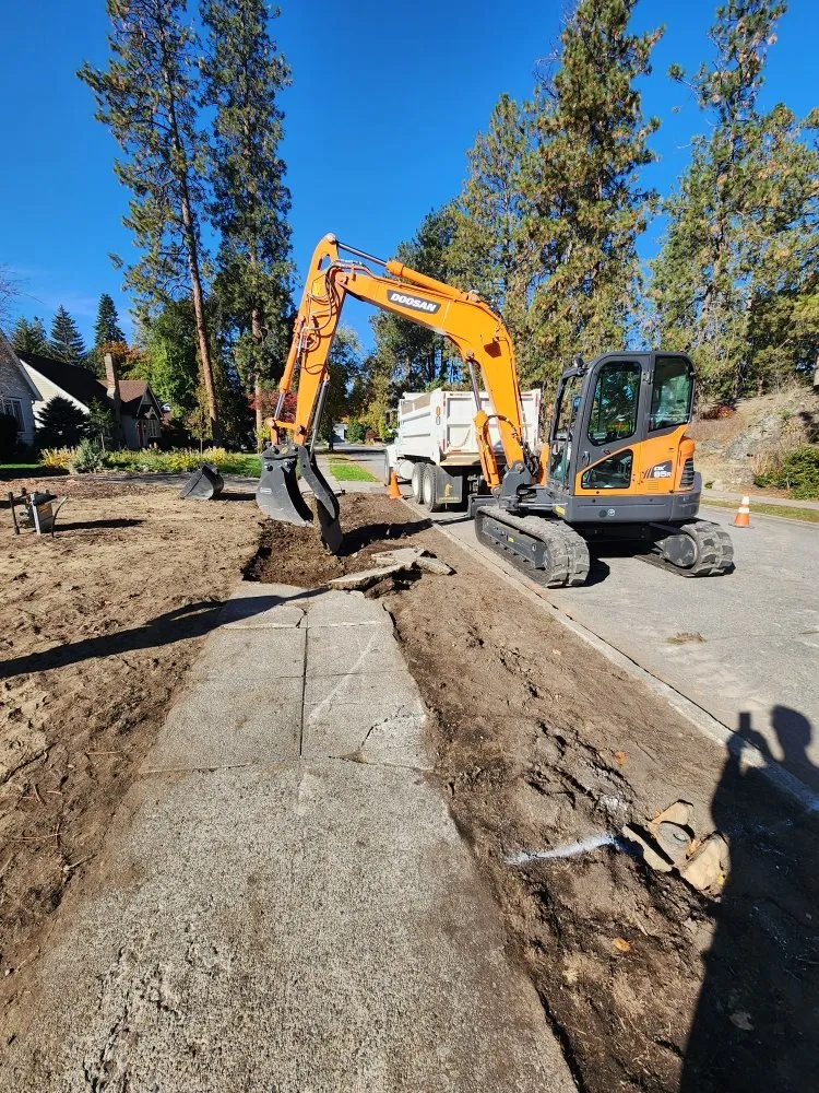 Professional yard cleanup service in Spokane Valley, WA by Roberson Excavation and Tree Service