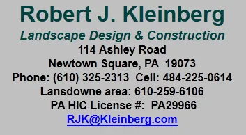 Local residential landscaping in Newtown Square, PA by Robert J. Kleinberg Landscape Design