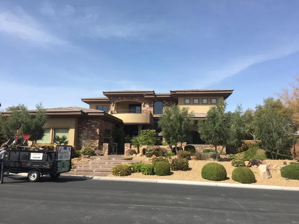 Expert landscape design for beautiful yards in Las Vegas, NV by Robert Lawn Service