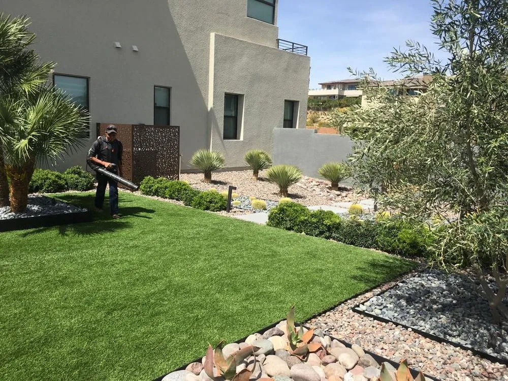 Reliable residential landscaping for year-round maintenance in Las Vegas, NV by Robert Lawn Service