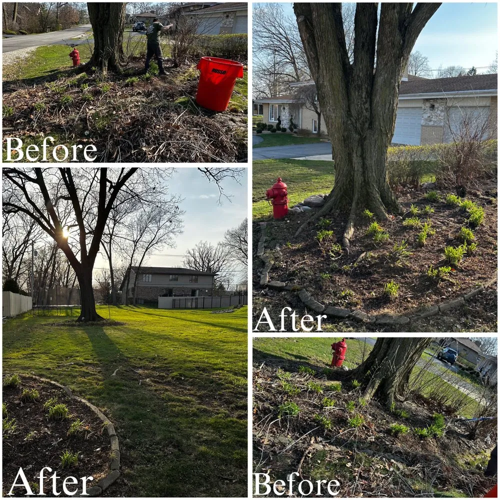 Custom yard maintenance in Hickory Hills, IL by Robert O's Landscaping