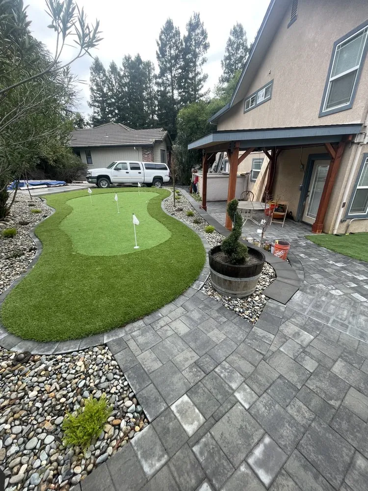 Trusted lawn care service with custom design in Citrus Heights, CA by Roberto CC Landscape