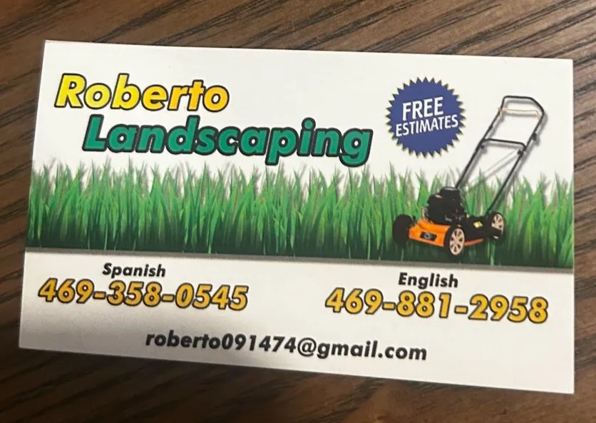 Custom residential landscaping in Mesquite, TX by Roberto Landscaping