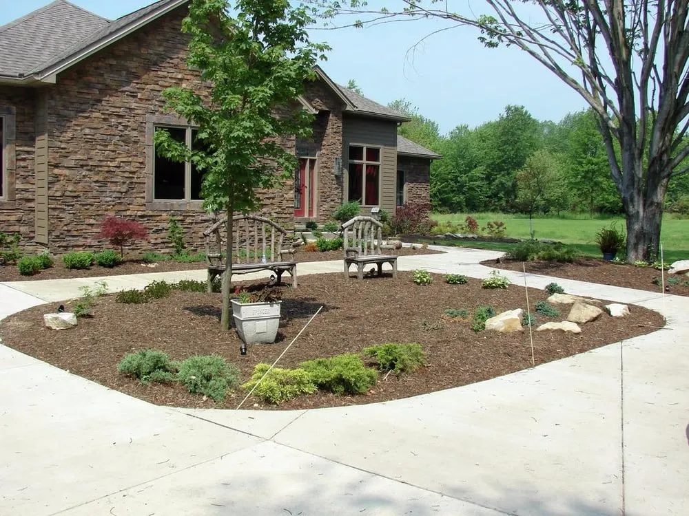 Professional landscape installation with custom design across Tallmadge, OH - Roberts Landscaping & Lawncare