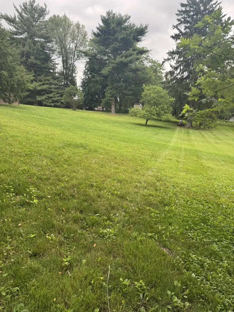 Custom outdoor landscaping for residential properties in Uniontown, OH by Robert's Landscaping and Exterior Repairs