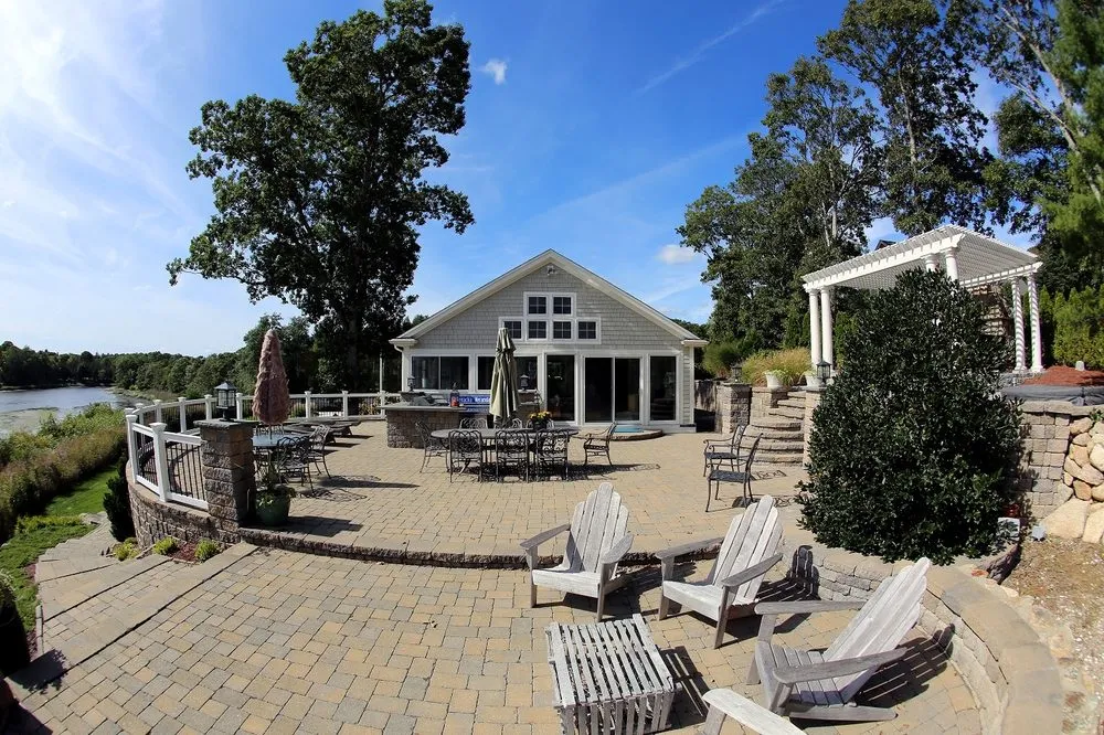 Expert landscape installation for beautiful yards in Hyannis, MA by Robert's Landscaping