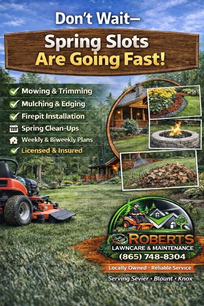 Affordable landscape design in Sevierville, TN by Roberts Lawncare & Maintenance