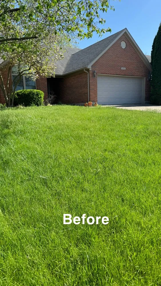 Professional lawn mowing service in Charlestown, IN by Roberts Lawncare