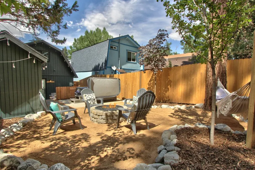 Local lawn mowing service for residential properties in Big Bear, CA by Roberts Outdoor