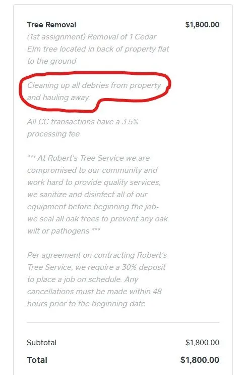 Local landscaping services in Austin, TX by Robert's Tree Service