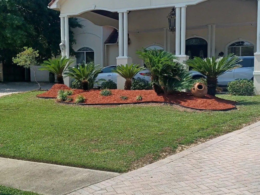 Expert residential landscaping with custom design across Ocean Springs, MS - Robertson Lawn Care