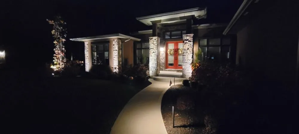 Custom residential landscaping in Tipp City, OH by Robinhood Outdoor Services