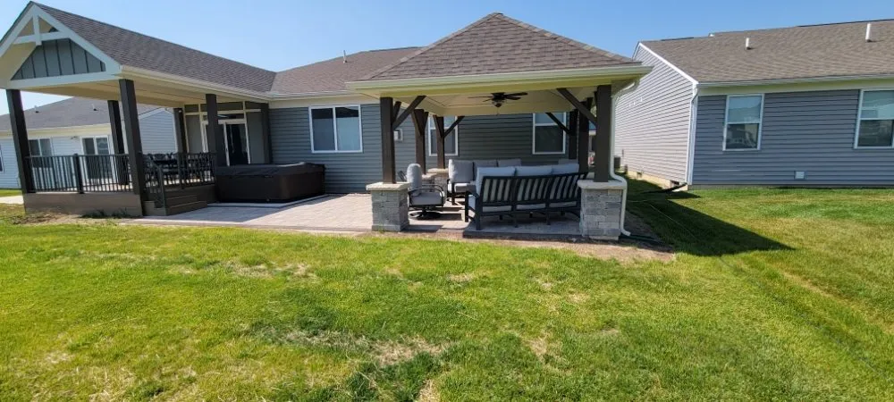 Expert outdoor landscaping for homes in Tipp City, OH by Robinhood Outdoor Services