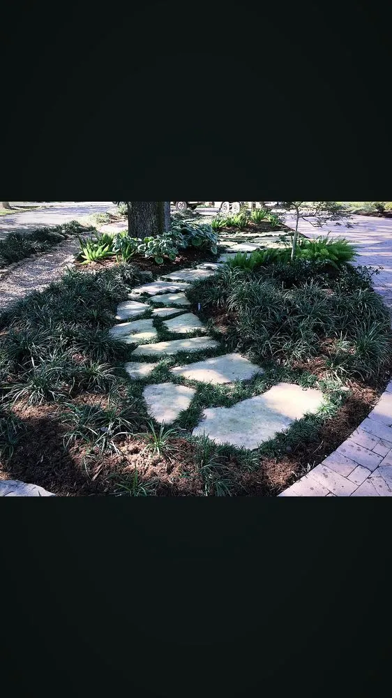 Local landscape installation in Lafayette, LA by Robin's Landscaping & Irrigation