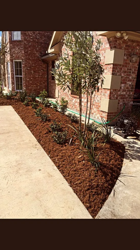 Professional garden landscaping with custom design across Lafayette, LA - Robin's Landscaping & Irrigation