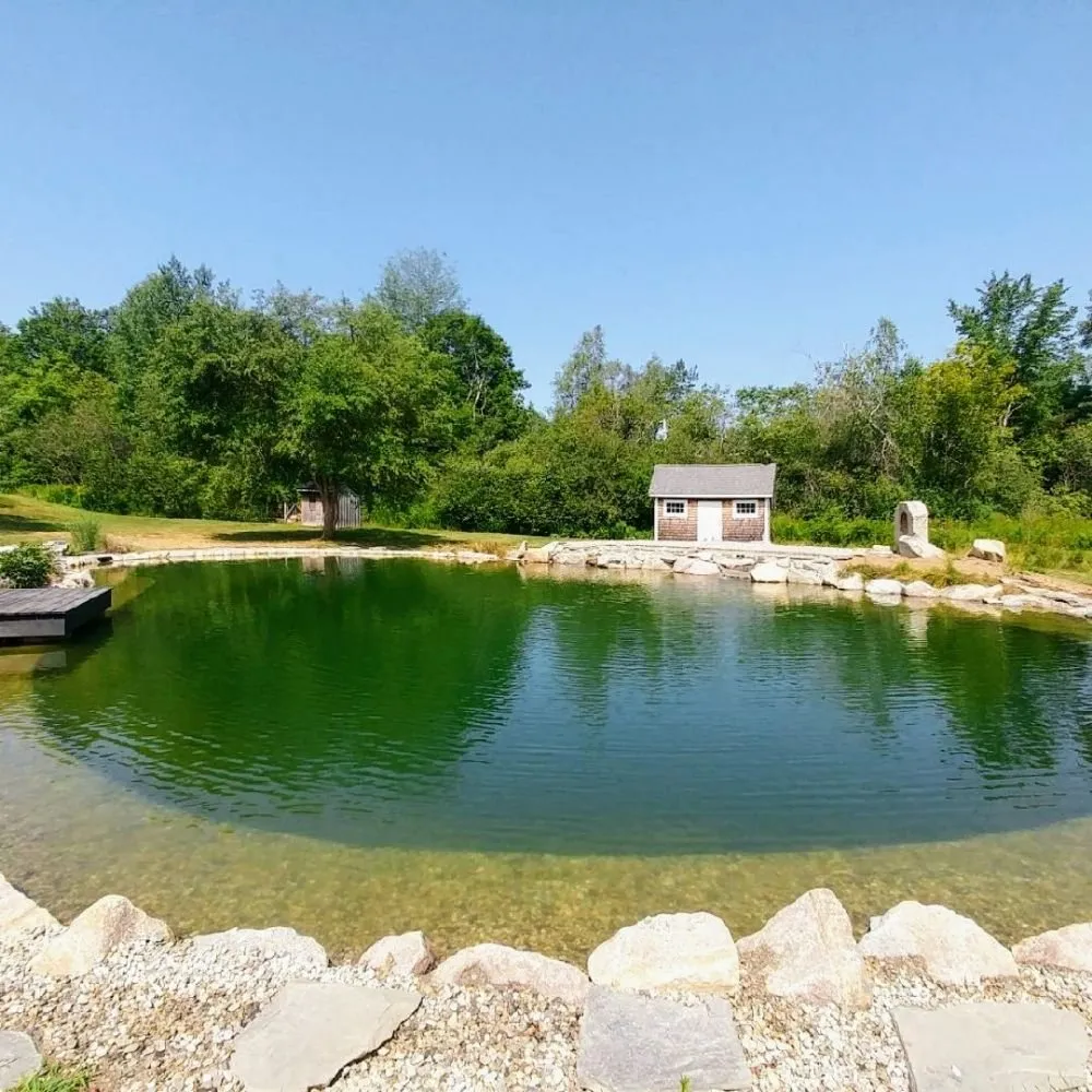 Professional landscape design with custom design in Hollis Center, ME by Robin's Nest