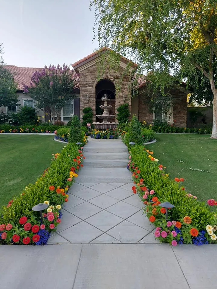 Professional lawn care service in Bakersfield, CA by Robinson Construction Services