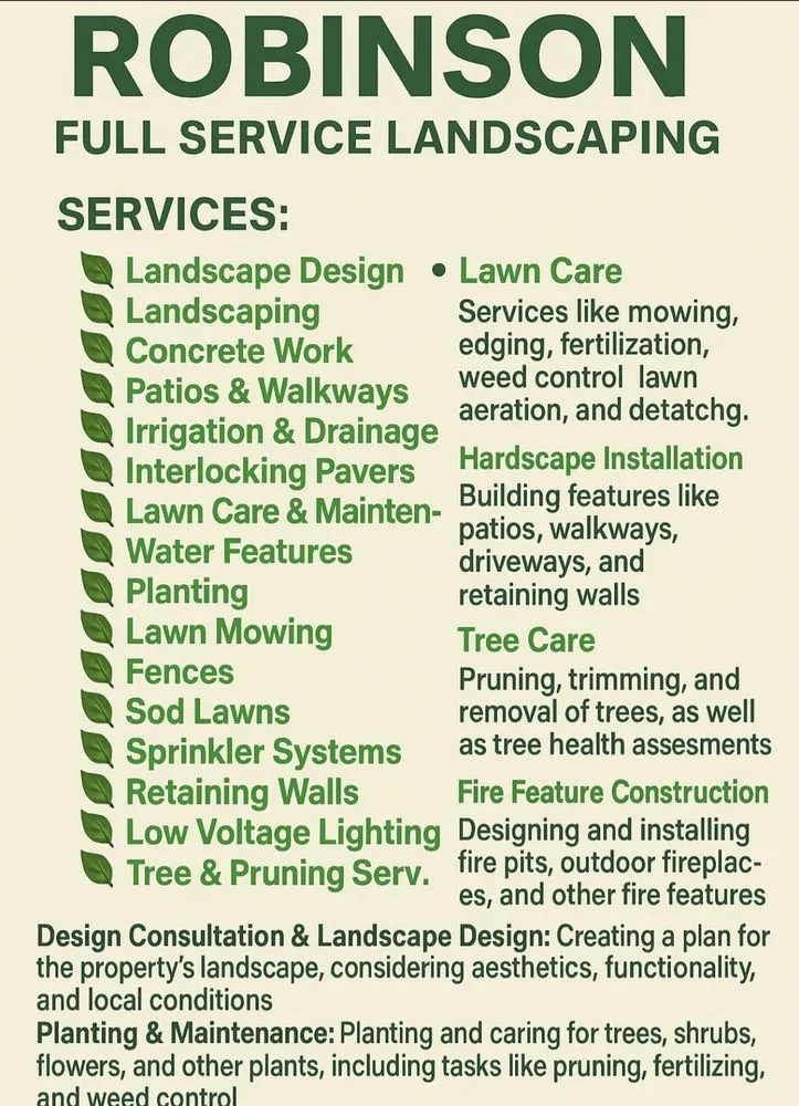 Affordable landscape design experts serving Stockton, CA - Robinson Full Service Landscaping