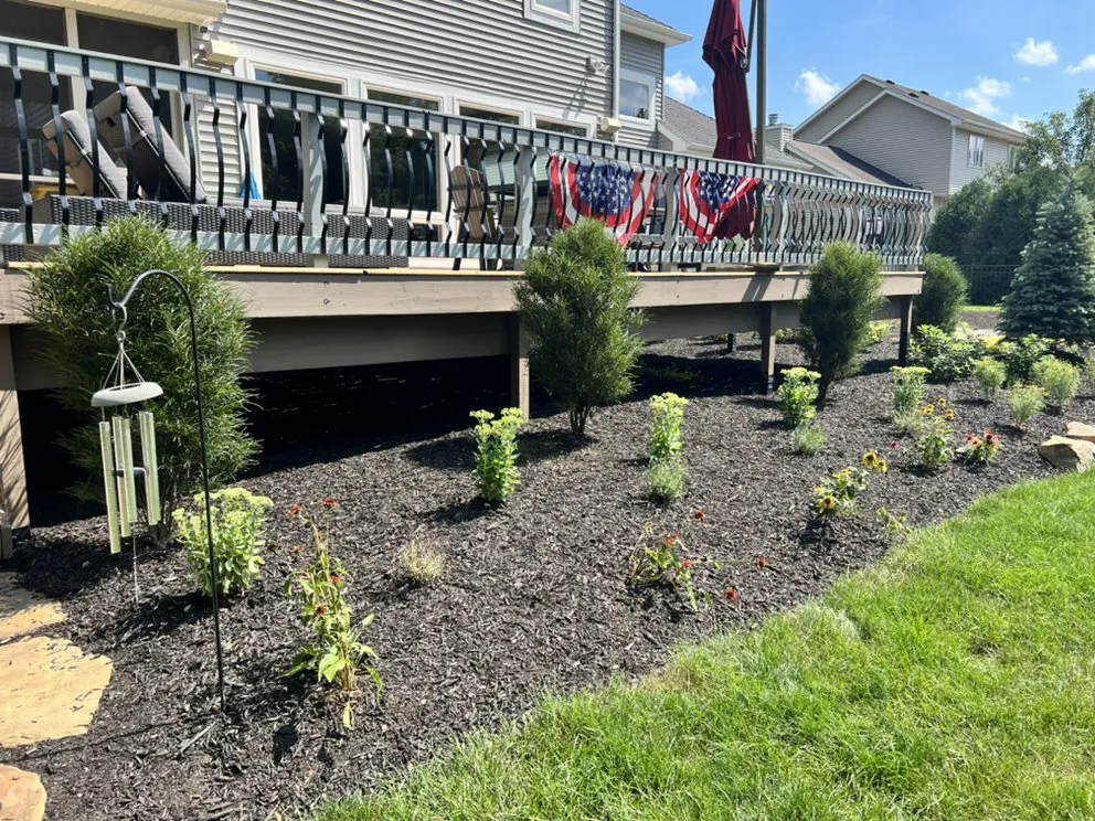 Expert lawn mowing service with custom design across Kimmell, IN - Robinson Landscape Solutions
