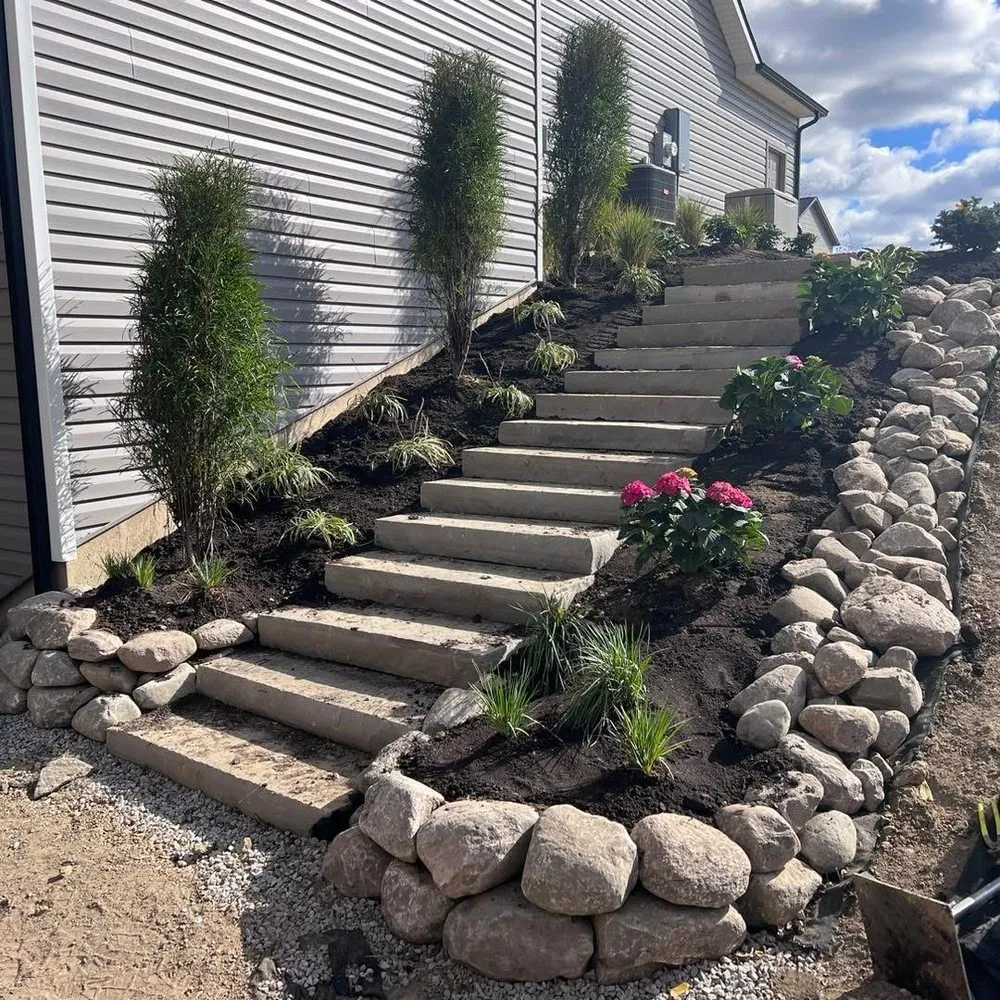 Reliable garden landscaping in Kimmell, IN by Robinson Landscape Solutions