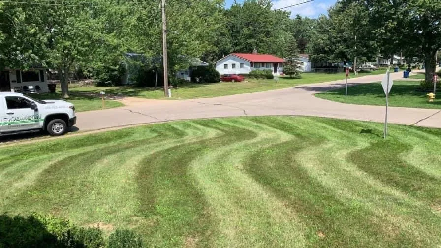 Professional lawn care service for residential properties in Battle Creek, MI by Robinson Lawn & Landscape