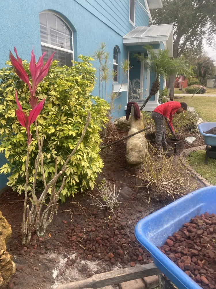 Professional residential landscaping experts serving Sarasota, FL - Robinson lawn services landscaping