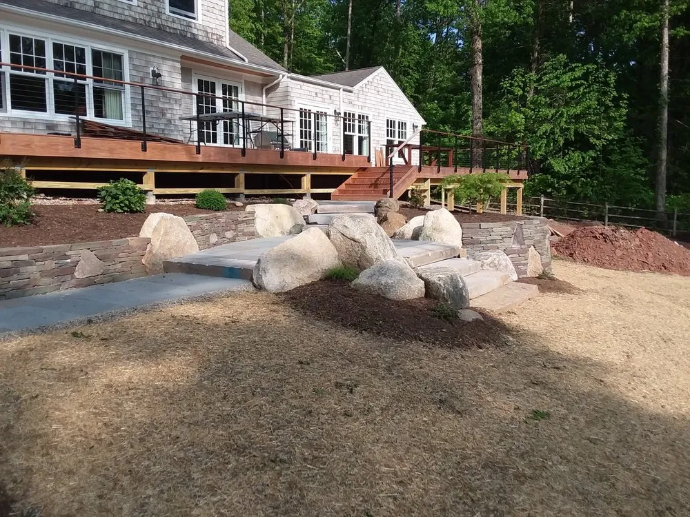 Affordable landscape design in Portmouth, NH by Robinson's Landscape Construction