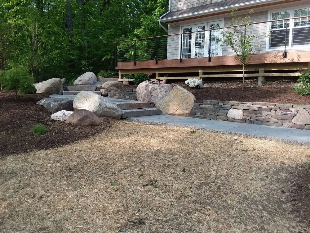 Reliable yard maintenance for outdoor upgrades across Portmouth, NH - Robinson's Landscape Construction