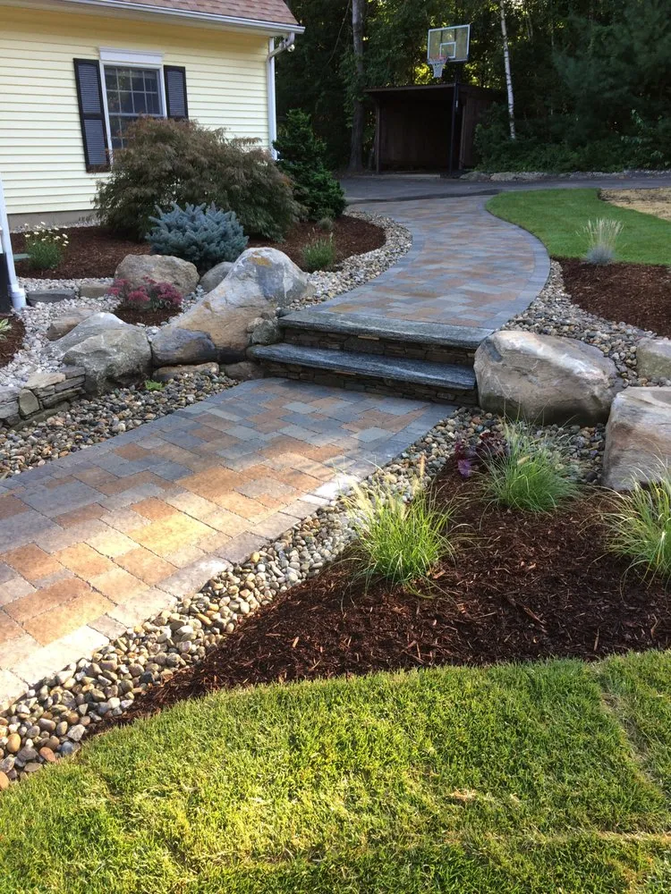 Professional lawn mowing service experts serving Portmouth, NH - Robinson's Landscape Construction