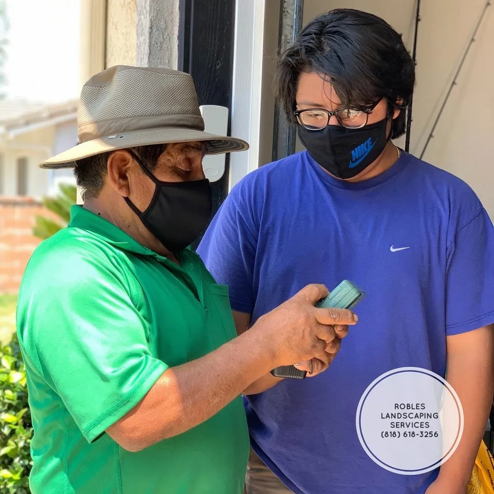 Professional lawn care service with custom design in San Fernando Valley, CA by Robles Landscaping Services