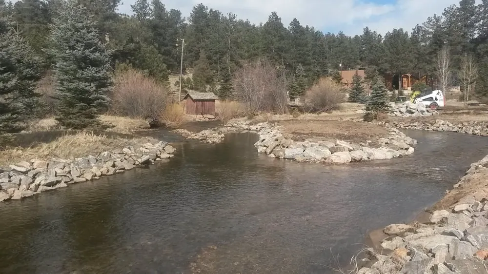 Reliable outdoor landscaping in Conifer, CO by Rob's Cat Service