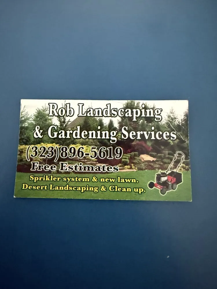Custom garden landscaping for residential properties in Los Angeles, CA by Robs Landscaping & Gardening Services