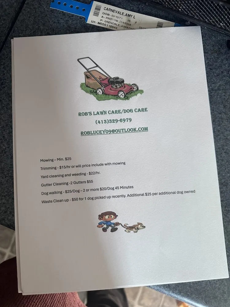 Expert landscape design experts serving Pittsfield, MA - Rob’s Lawn Care and Dog Care